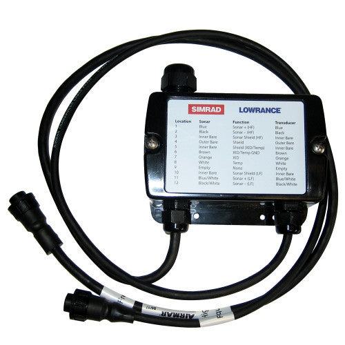 Dual 9-Pin Wiring Block Sonar adaptateur