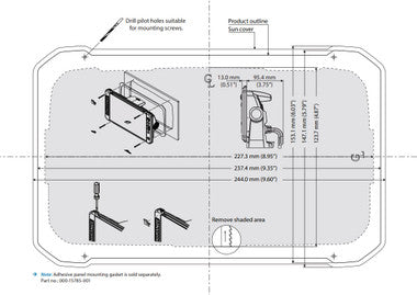 FLUSH MOUNT kit: ELITE FS 7