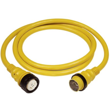 50A 125/250V CORDSET,50' MOLDED,W/LED